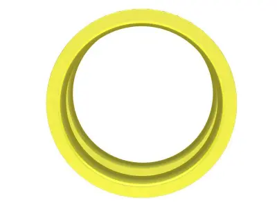 6216 Luxury Leaf Diamond Ring 3D print model