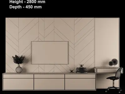 Furniture Composition 81 3D model