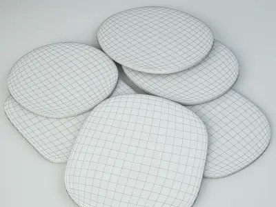 Tribal Wood Decor 5 3D model