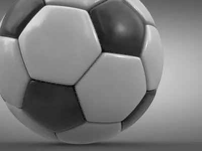 Football soccer ball 3D model