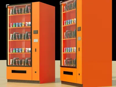 Vending Machine 3D model 2
