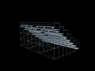 Stadium Bleacher  3D model
