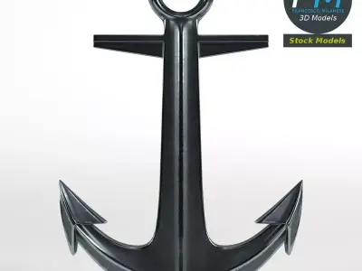 Decorative Anchor 3D model