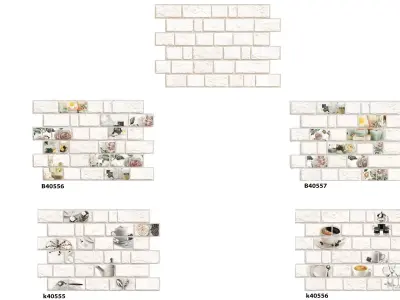 wall tiles  Low-poly 3D model