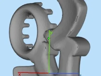 pendant LOVE 3D print model