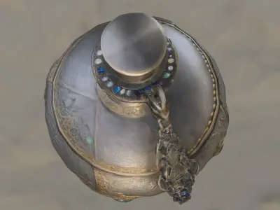 Jeweled Arcane Flask 3D model