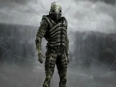 Prometheus Space Jockey Low-poly 3D model