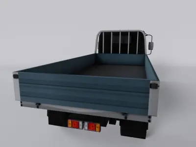 5 TRUCKS ISUZU COLLECTION  LOW POLY 5 Pack  3D model