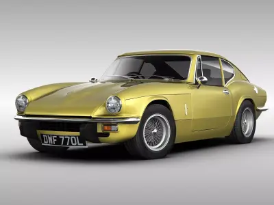 Triumph GT6 MK3 1973 3D model