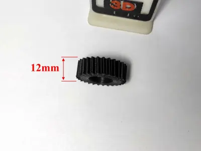 Gear for Electric Bicycle T28 D37 3D print model