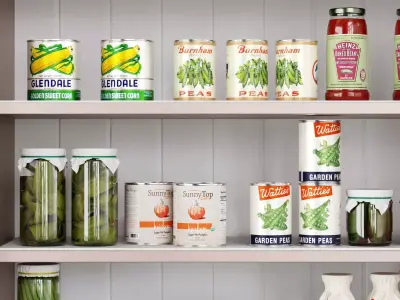 kitchen accessories shelf 3D model