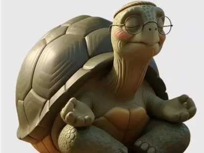 turtle 3D model shop