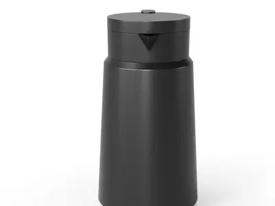 House Doctor Cole Thermos Black 3D model