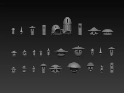 a house of imagination Free 3D print model