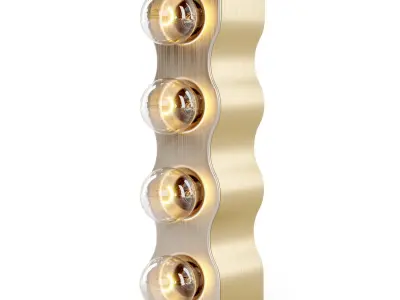 Sinus Table Lamp by Ettore Sottsass 3D model