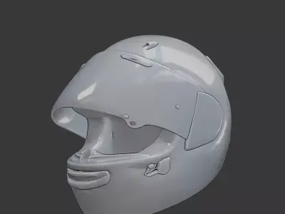 Bell RS7 Pro Racing Helmet 3D Printable  3D print model