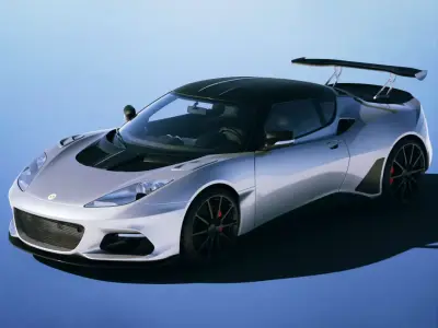 Lotus Evora GT430 2018 Low-poly 3D model