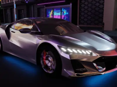 NSX Type-S 3D model