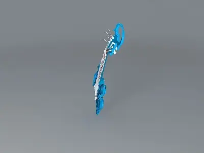 The Stinger guitar Free 3D model