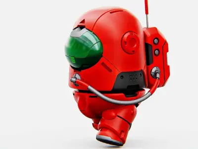AMONG US CHARACTER b Rigged for Unreal Engine - Unity - MIXAMO 3D model