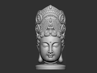 Kwanyin Bodhisattva 2 3D print model