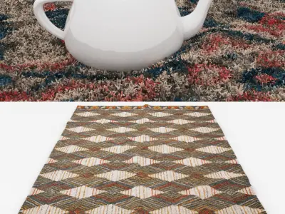 Rugs No 587 Low-poly 3D model