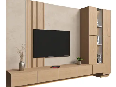 tv wall 6-2 3D model