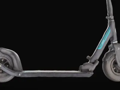 Scooter 26 Low-poly 3D model