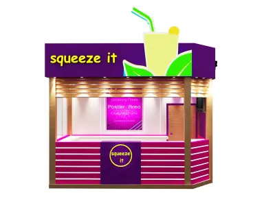  Booth Exhibition Stand a53 3D model