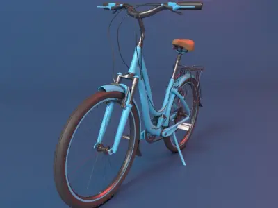 Vintage Bicycle  3D model