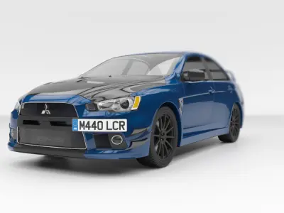 Mitsubishi Lancer Evolution X 3D model