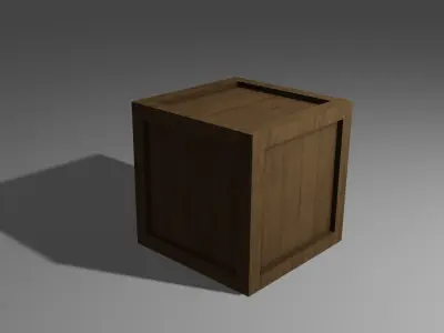 Stylized Lowpoly Boxes Free low-poly 3D model