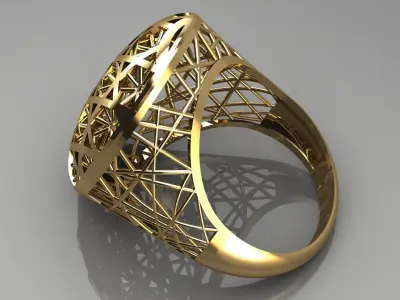 wier ring 3D print model