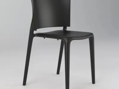Africa Side Chair 3D model
