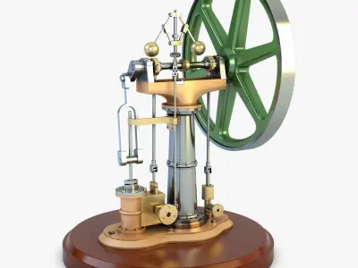 Benson Vertical Engine 3D model