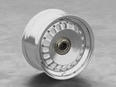 Ronal Racing Centerlock Wheel 3D Model 3D model