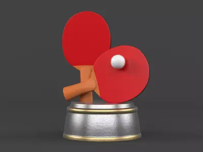 Trophy Cup 3D model 24