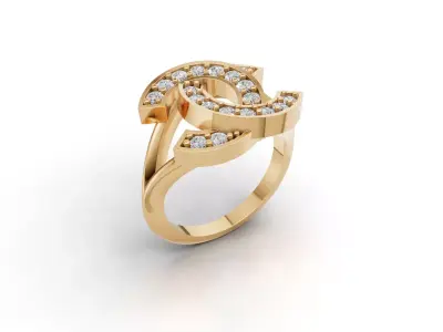 ring woman  3D print model 143