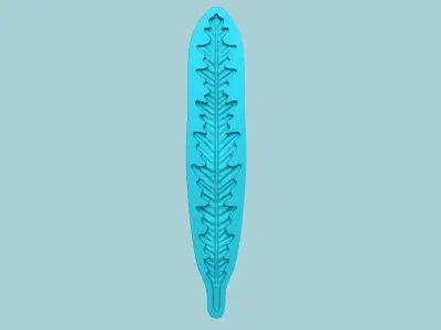 Fern Leaf Mould 05 - Artificial EVA Molding 3D print model