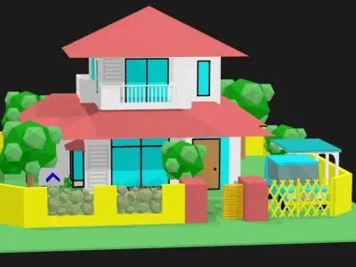 Crayon Shin chan Free 3D model