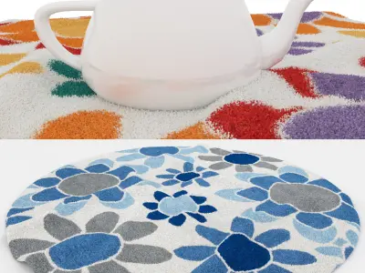 Rugs No 733 Low-poly 3D model