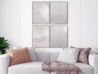 s painting Modern decorative 3D model