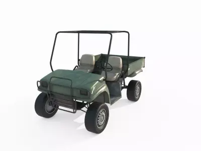 Modern vehicle small truck 3D model