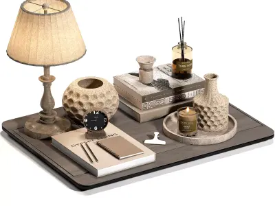 Decorative set 1 3D model buy
