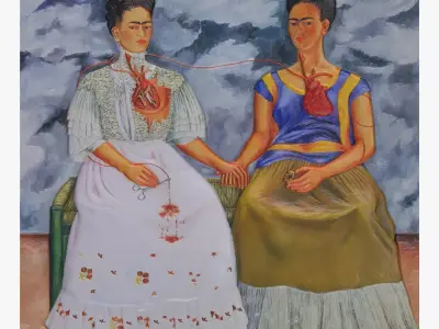 THE TWO FRIDAS by FRIDA KAHLO for 3D printing  3D print model