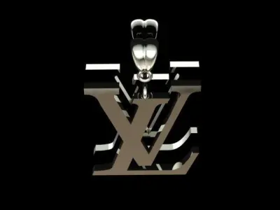 Louis Vuitton Necklace  3D print model