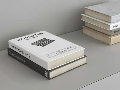 Decorative wall panel set 107 3D model