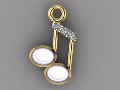 pendant note 3D print model