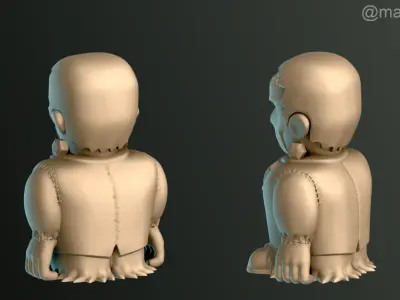 Halloween Pack 01 - Cute Spooky Decoration 3D print model