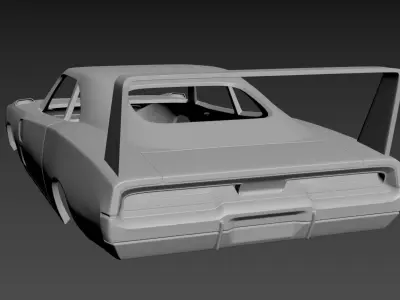 Dodge Charger Daytona 1969 Body for print 3D print model
